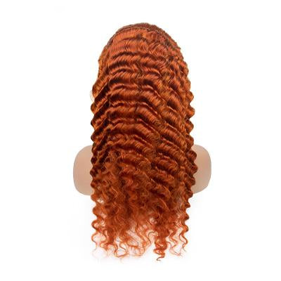 Pre Colored Curly HD Lace Wig