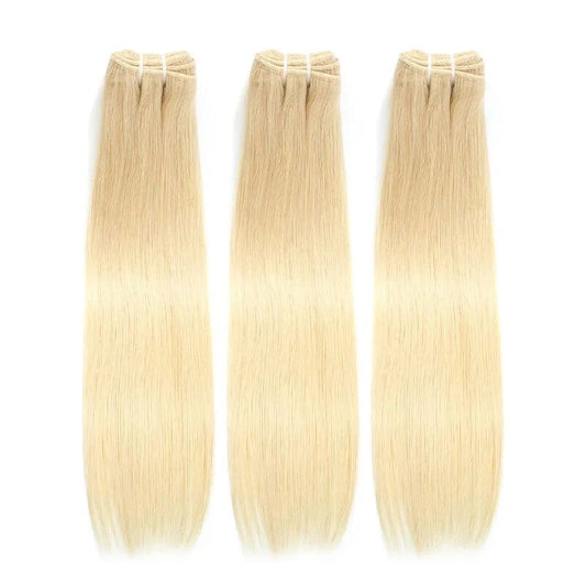 💛 613 Blonde Straight 3 Bundle Deal – 100% Virgin Human Hair