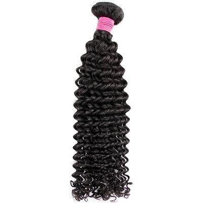 ❤️ Deep Wave 3 Bundle Deal (1B) – 100% Virgin Human Hair